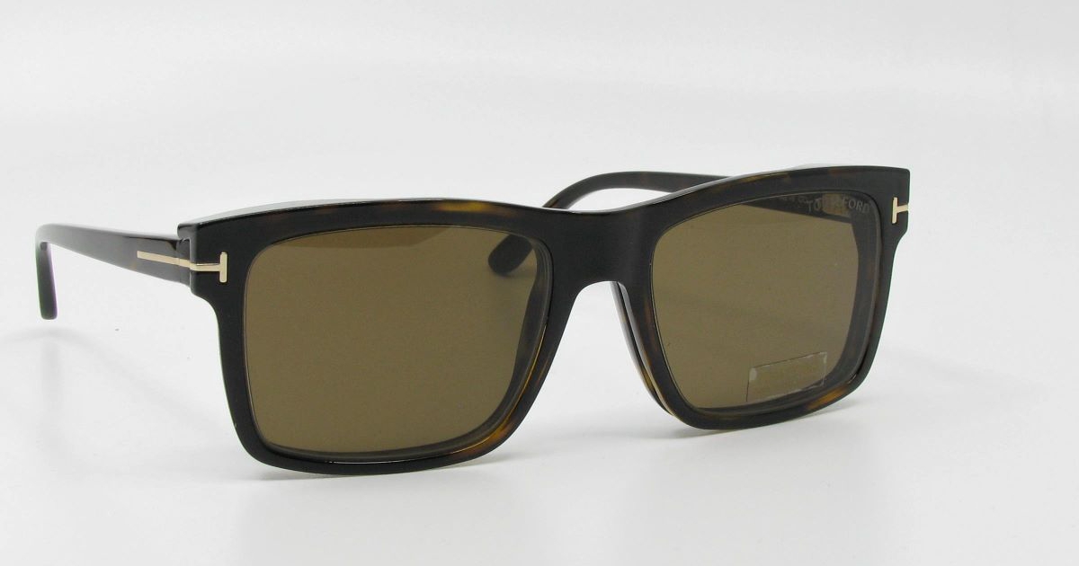 Tom Ford montuur met (magneet) clipon Destination Optiek
